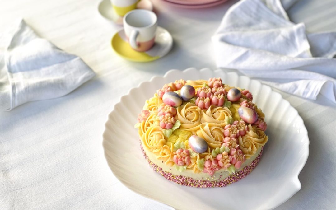 Påskekage: Bag Live med Dr. Oetker